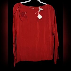 NWT Paul Alexander 100% silk blouse